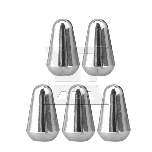 BQLZR Golden Chrome Guitar 5 Way Toggle Switch 3.5mm Slot Replacement
