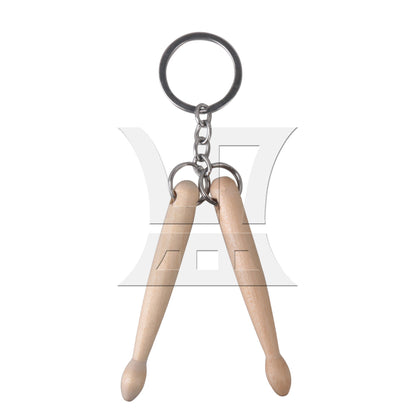 Mini Collectible Wooden Drumstick Keychain Keyring For Special Musiclily Gift