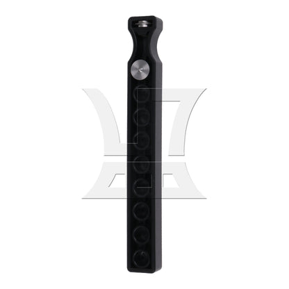 Bass Drum Head Port Punch Tool 2-10inch Hole for Percussion 139x17x12mm Black