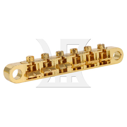 BQLZR 1pc Upper and Lower Piano Bridge Set Gold Replacement  For LP