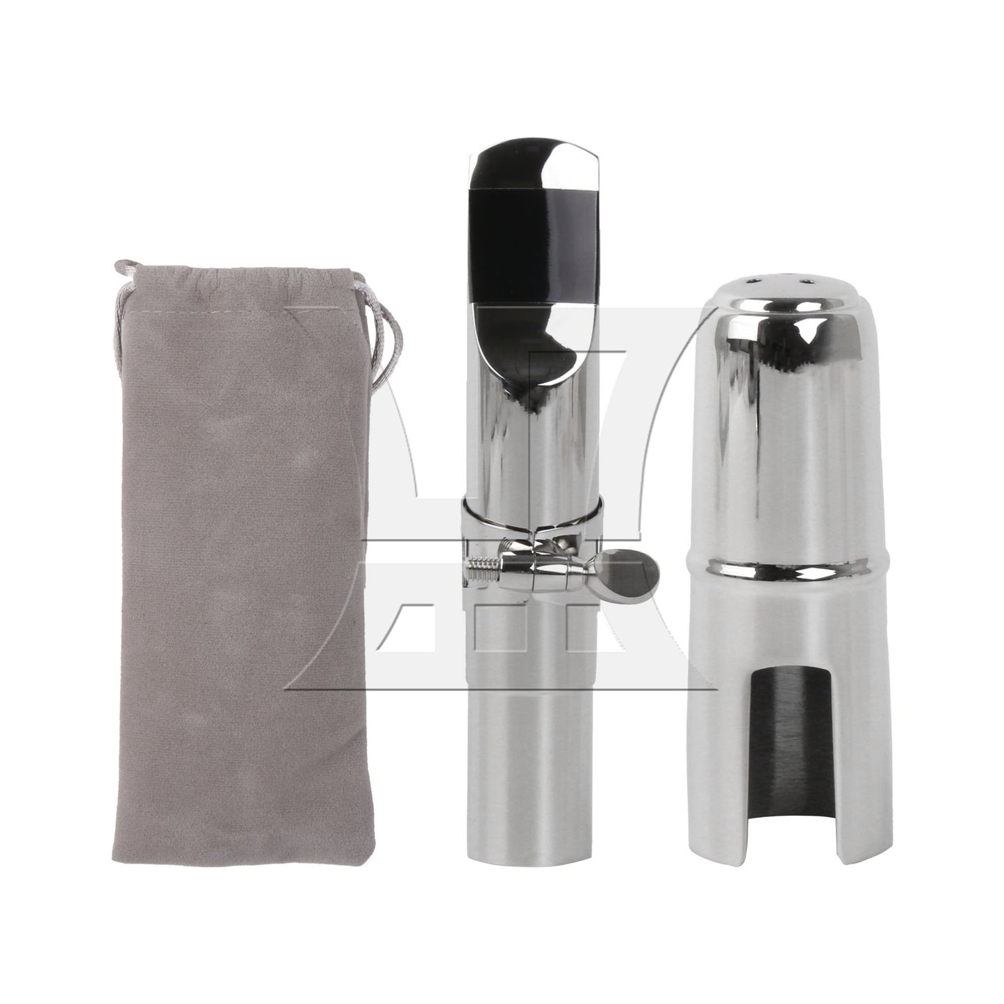 BQLZR Metal Mouthpiece 9# Clamp Cap Replacement Set for Tenor B Flat Sax Rose Gold