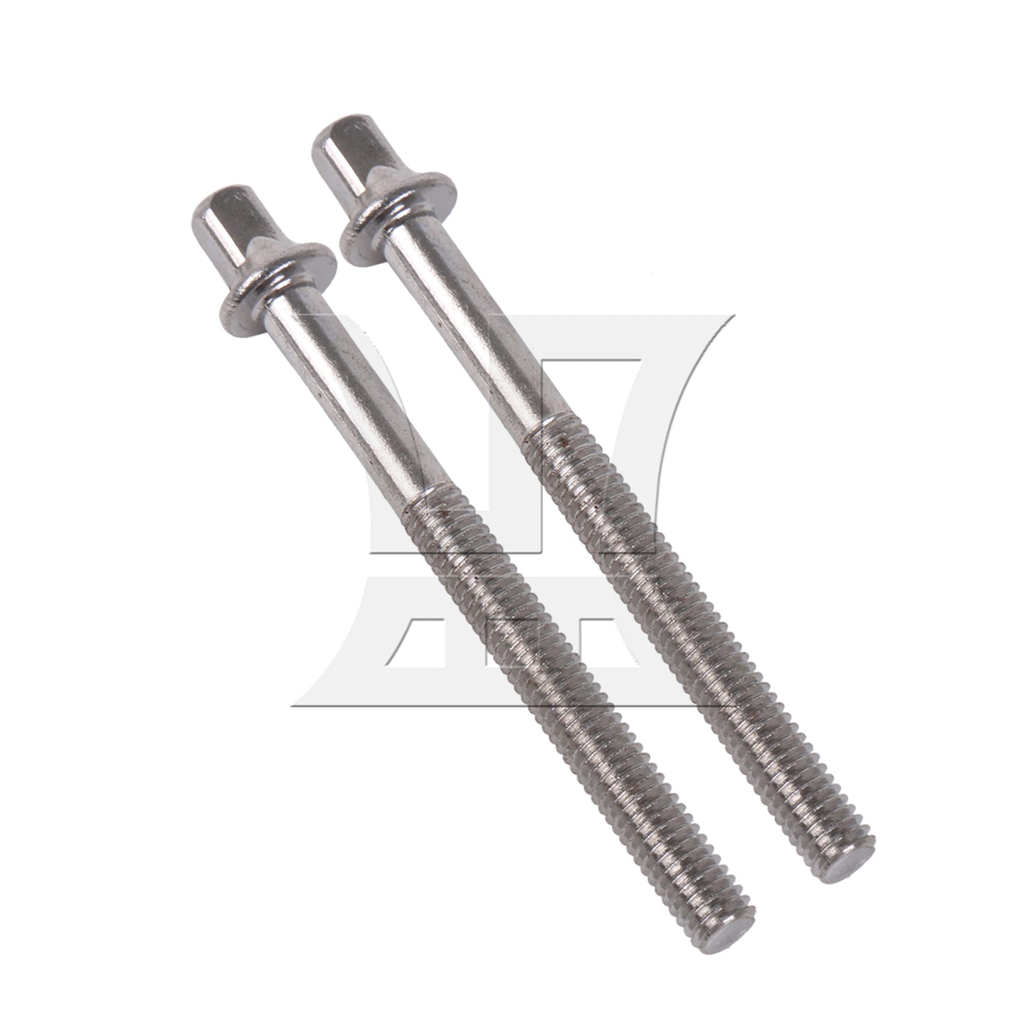 BQLZR Drum Tension Rods M6 x 64mm Replacement Drum Kit Screws Silver