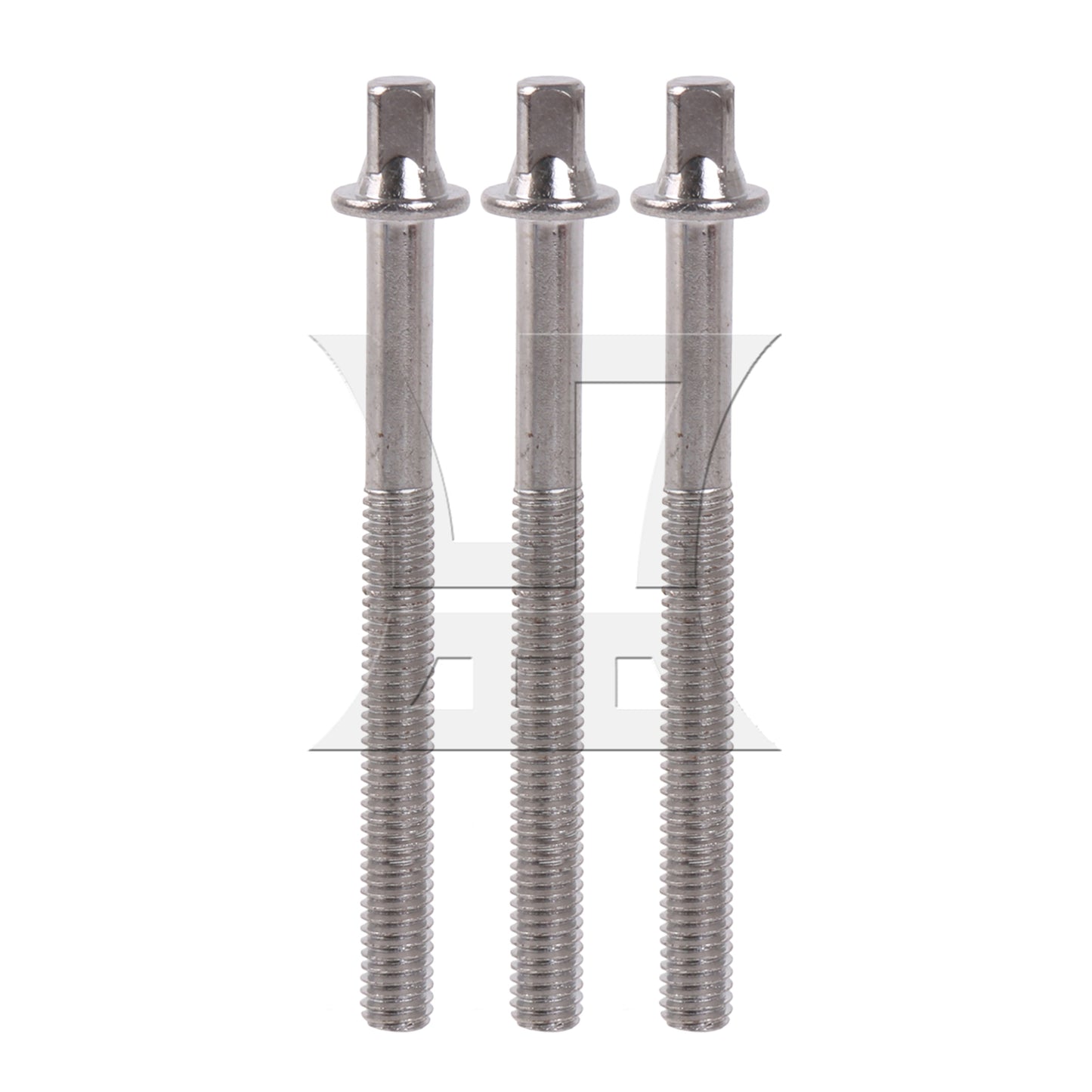 BQLZR Drum Tension Rods M6 x 64mm Replacement Drum Kit Screws Silver