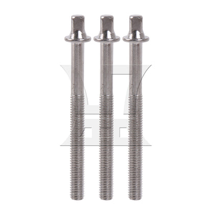 BQLZR Drum Tension Rods M6 x 64mm Replacement Drum Kit Screws Silver