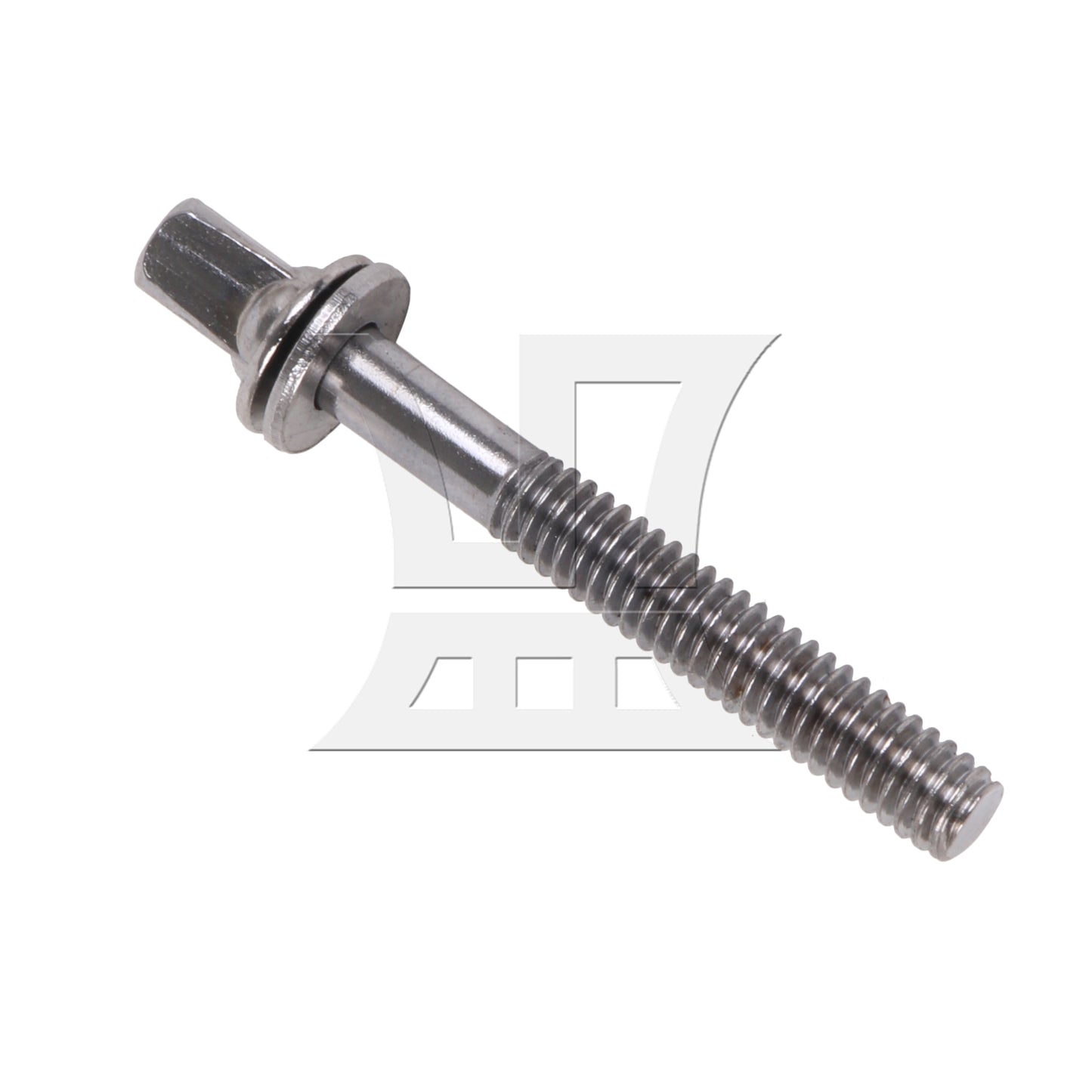 BQLZR  1/5" Drum Tight Screws Tension Rods Percussion Replacement Silver