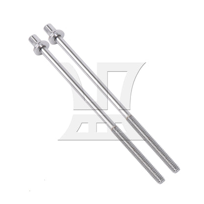 BQLZR Drum Tight Screw Tension Rods Percussion Replacement 1/5" 120mm L