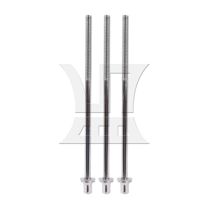BQLZR Drum Tight Screw Tension Rods Percussion Replacement 1/5" 120mm L