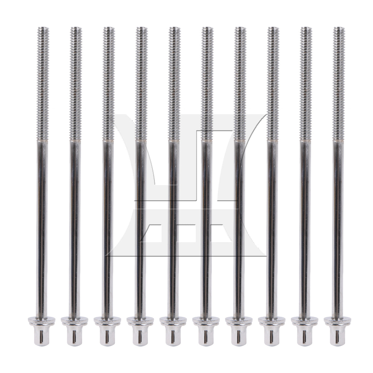 BQLZR Drum Tight Screw Tension Rods Percussion Replacement 1/5" 120mm L
