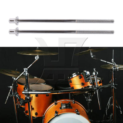 BQLZR Drum Tight Screw Tension Rods Percussion Replacement 1/5" 120mm L