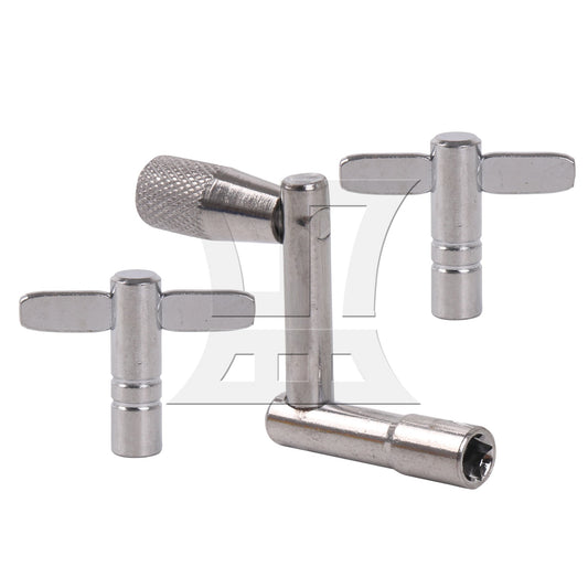 3 Pieces Drum Set Hardware Key Tool Tuning Wrench for Standard 1/4" Socket