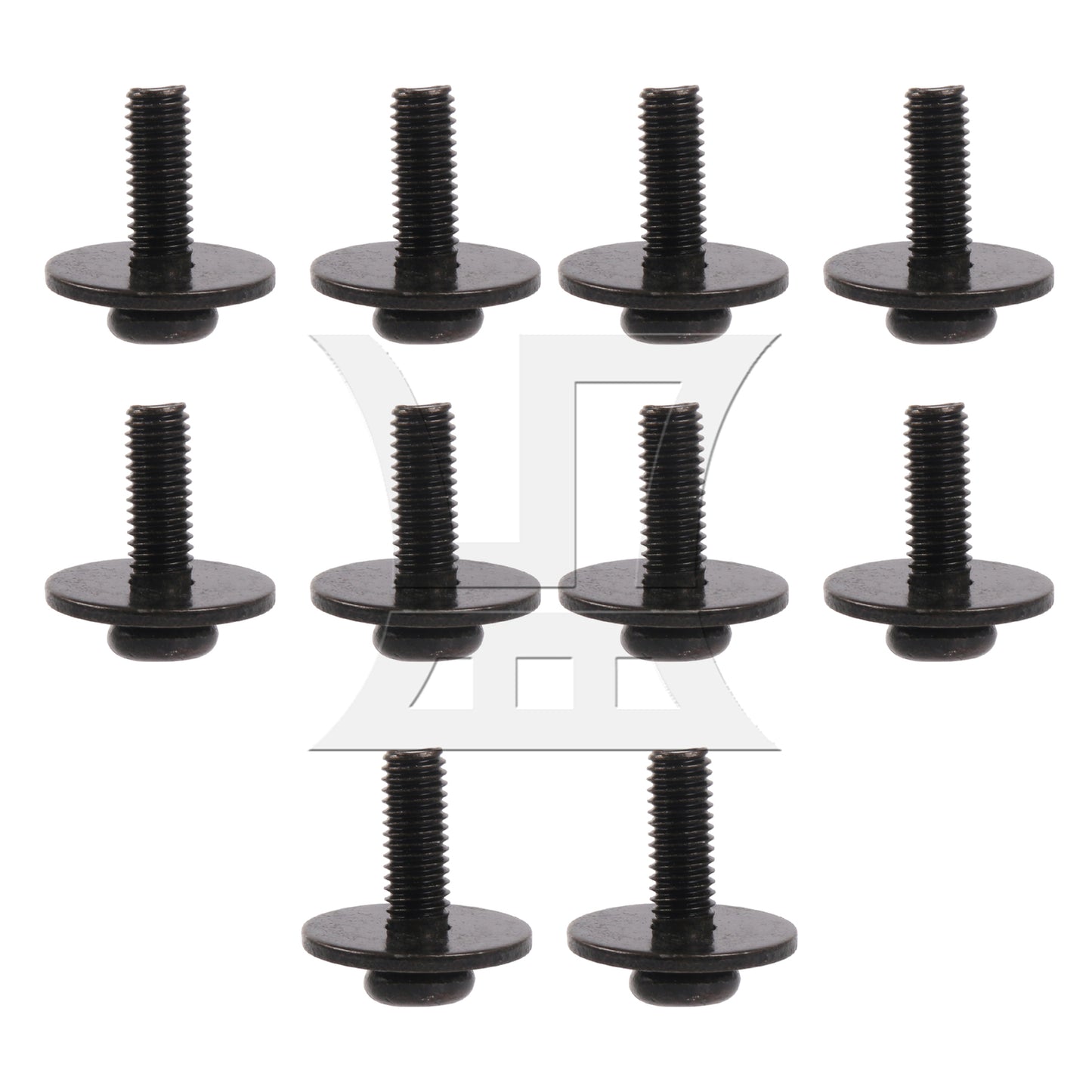 BQLZR Single End Drum Lugs 1.89 Inch Percussion Part with M5 x 16mm Screws