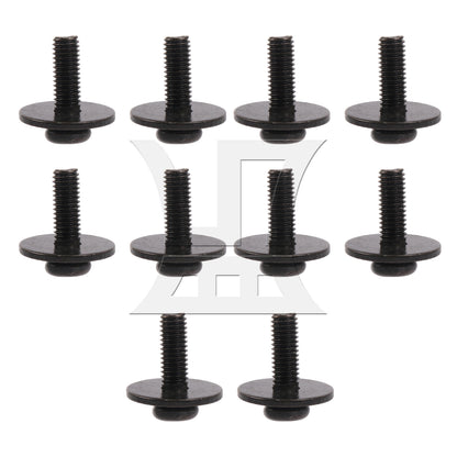 BQLZR Single End Drum Lugs 1.89 Inch Percussion Part with M5 x 16mm Screws