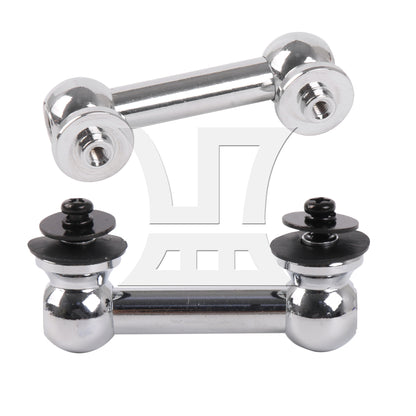 BQLZR Professional Metal Drum Lug Double Ends Set for Percussion 2.01 Inch Silver