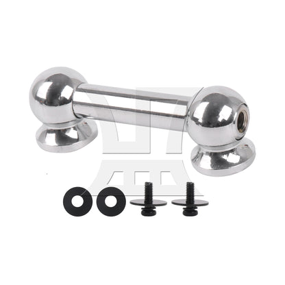 BQLZR Professional Metal Drum Lug Double Ends Set for Percussion 2.01 Inch Silver