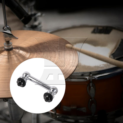 BQLZR Aluminum Double End Drum Lug Percussion 2.6 Inch with Screw Rubber Pads Kit