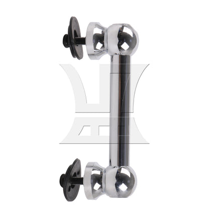BQLZR Aluminum Double End Drum Lug Percussion 2.6 Inch with Screw Rubber Pads Kit