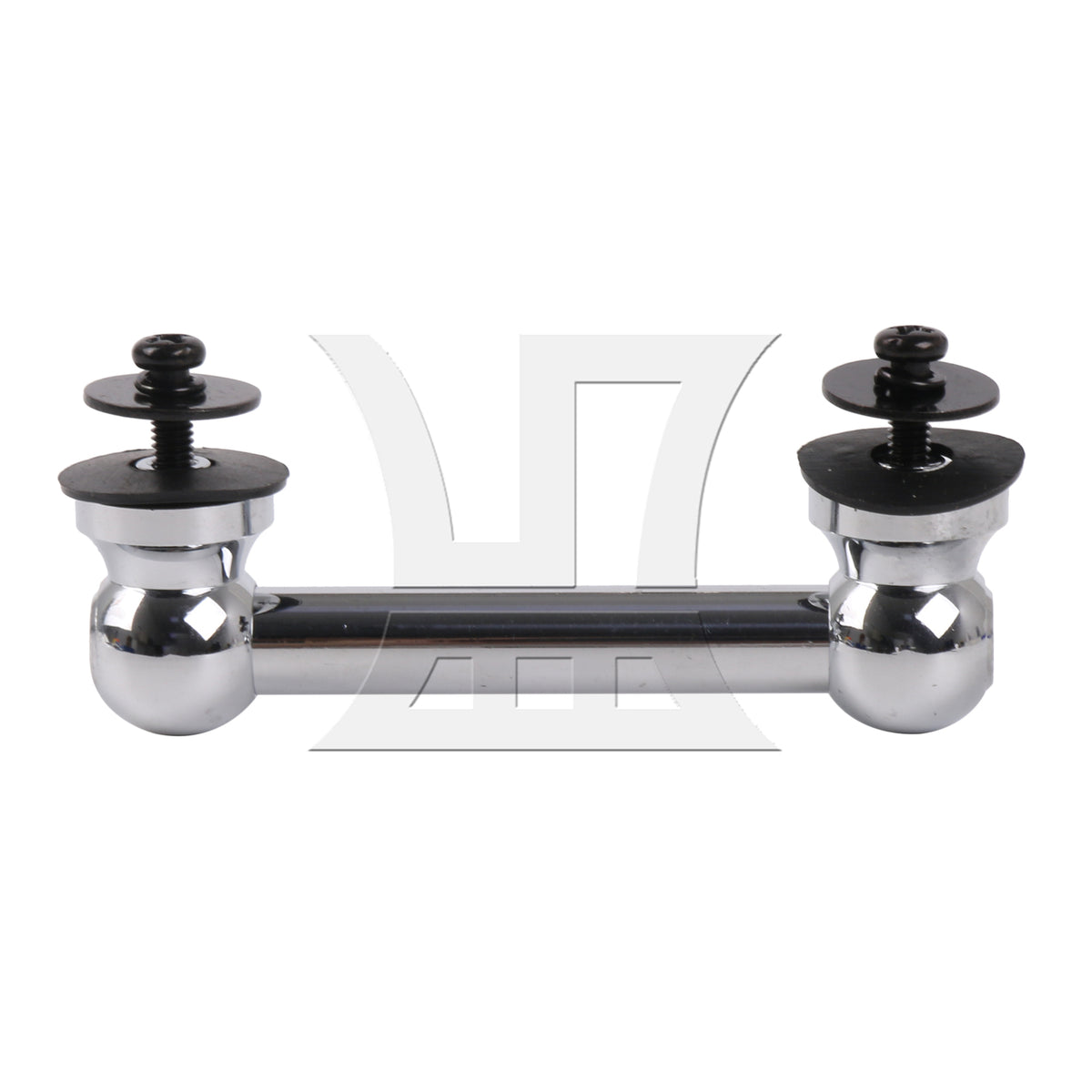 BQLZR Aluminum Double End Drum Lug Percussion 2.6 Inch with Screw Rubber Pads Kit