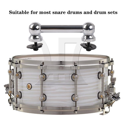 BQLZR Aluminum Double End Drum Lug Percussion 2.6 Inch with Screw Rubber Pads Kit