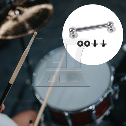 BQLZR Drum Lug Double End Set for Percussion Snare 3.15 Inch with Mounting Screws