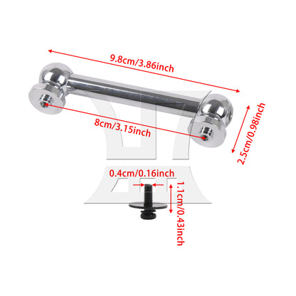 BQLZR Drum Lug Double End Set for Percussion Snare 3.15 Inch with Mounting Screws