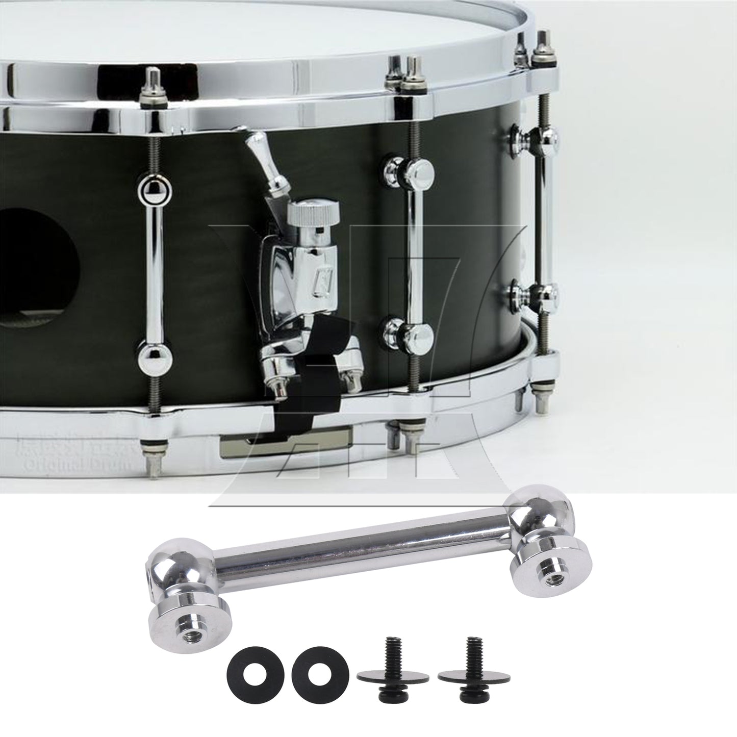 BQLZR Drum Lug Double End Set for Percussion Snare 3.15 Inch with Mounting Screws