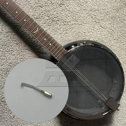 BQLZR 1pc Banjo Hook Bracket Silver for Banjo Repair Replacement