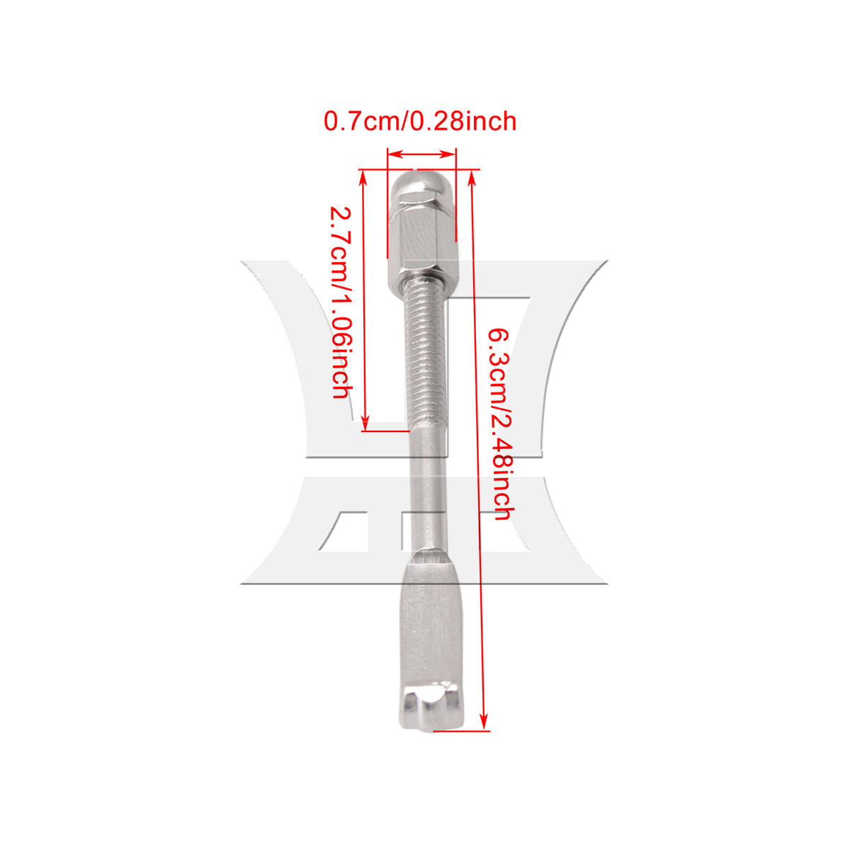 BQLZR 1pc Banjo Hook Bracket Silver for Banjo Repair Replacement