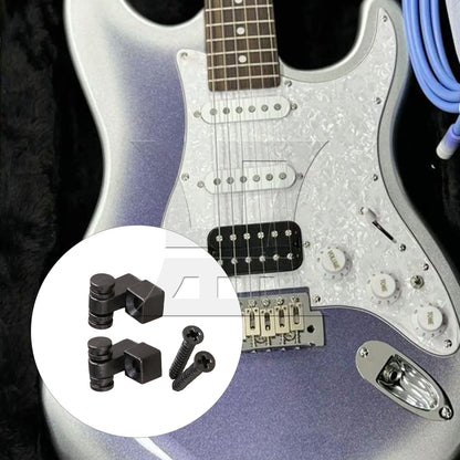 BQLZR 1pc Electric Guitar Roller String Retainer Black Guitar String Stitch Guitar Stitch