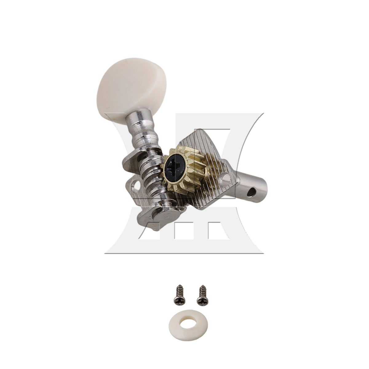 BQLZR 1pc Ukulele Tuning Peg Right Chrome for Professional Practice Instrument Accessories