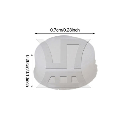 BQLZR 1pc Flute Sound Hole Plug White For Flute Playing Accessories