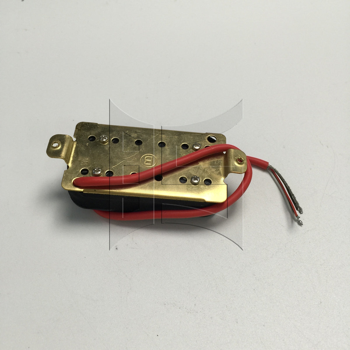 BQLZR 1pc Electric Guitar Double Coil Board Pickup Black Red Wire Musical Instrument Accessories