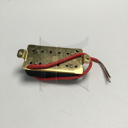 BQLZR 1pc Electric Guitar Double Coil Board Pickup Black Red Wire Musical Instrument Accessories
