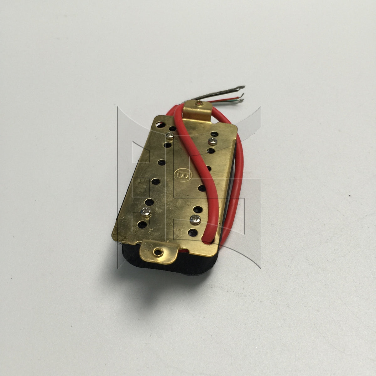 BQLZR 1pc Electric Guitar Double Coil Board Pickup Black Red Wire Musical Instrument Accessories