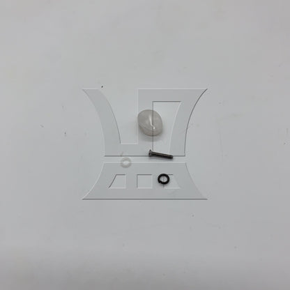 BQLZR 1pc Round Tuning Handle Plastic White Winder