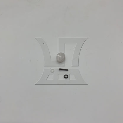 BQLZR 1pc Round Tuning Handle Plastic White Winder