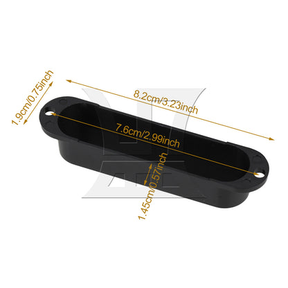 BQLZR 1pc Electric Guitar Single Coil Pickup Cover Easy to Install and Disassemble 2.99 Inch Hole Spacing