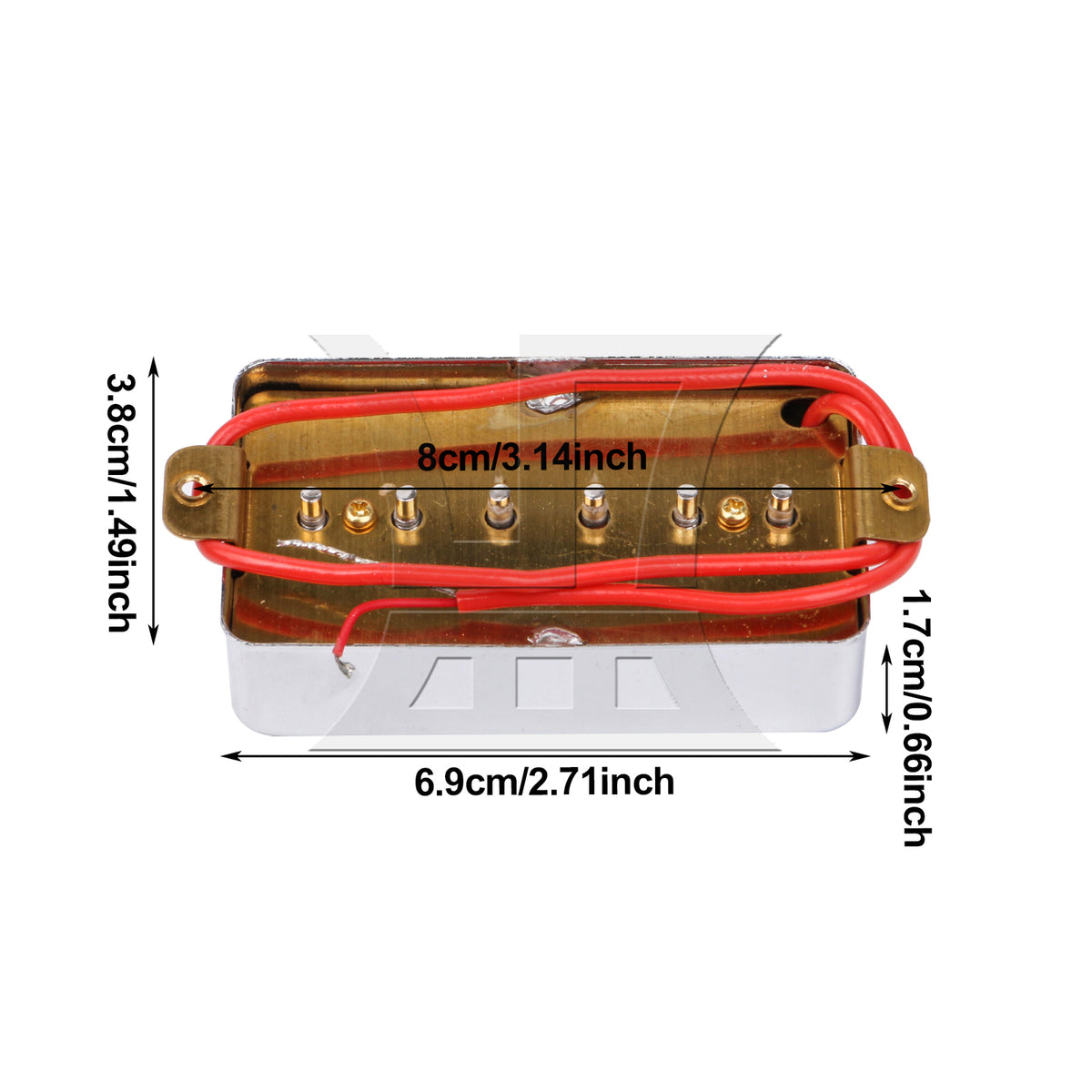 BQLZR 1pc P90 Guitar Bridge Pickup Beige Single Coil Pickup Electric Guitar Accessories