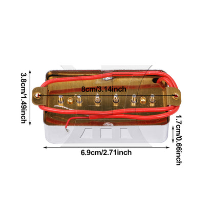 BQLZR 1pc P90 Guitar Bridge Pickup Beige Single Coil Pickup Electric Guitar Accessories