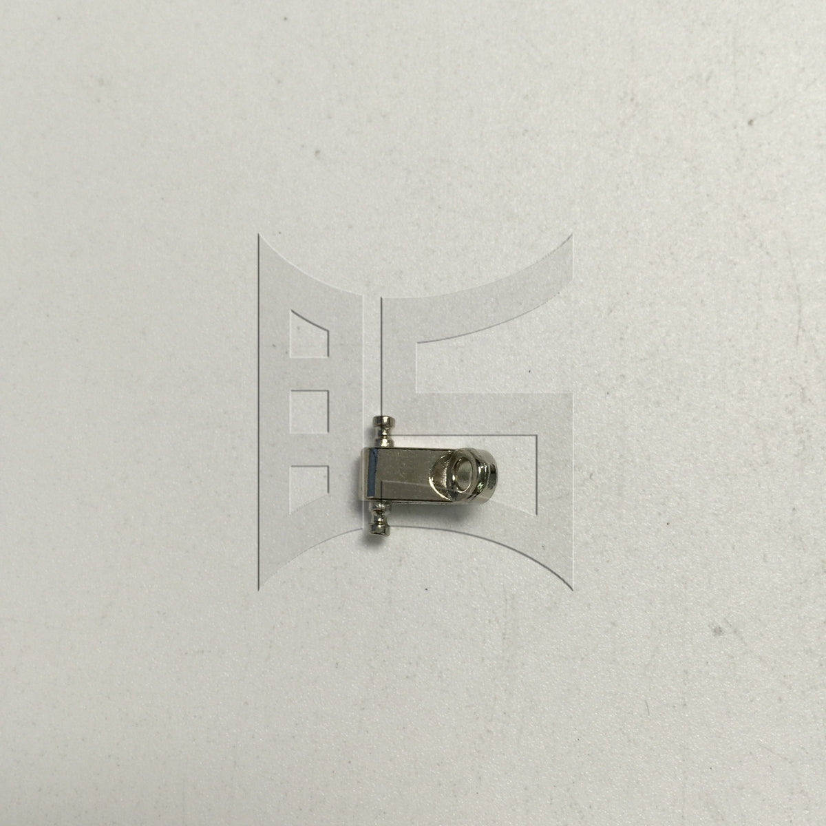 BQLZR 1pc Electric Guitar Headrest String Guide Groove String Pressing Nail Silver for Fixed String Position