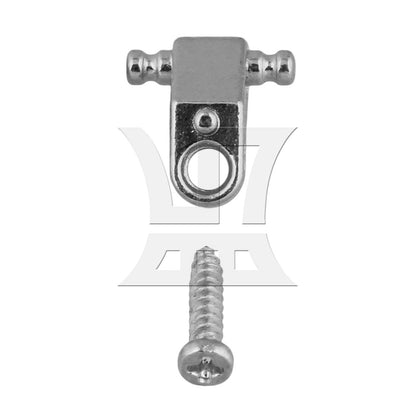 BQLZR 1pc Electric Guitar Headrest String Guide Groove String Pressing Nail Silver for Fixed String Position