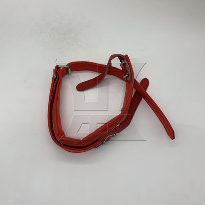BQLZR 1pc Artificial Leather Accordion Strap Red for Accordion Strap Replacement