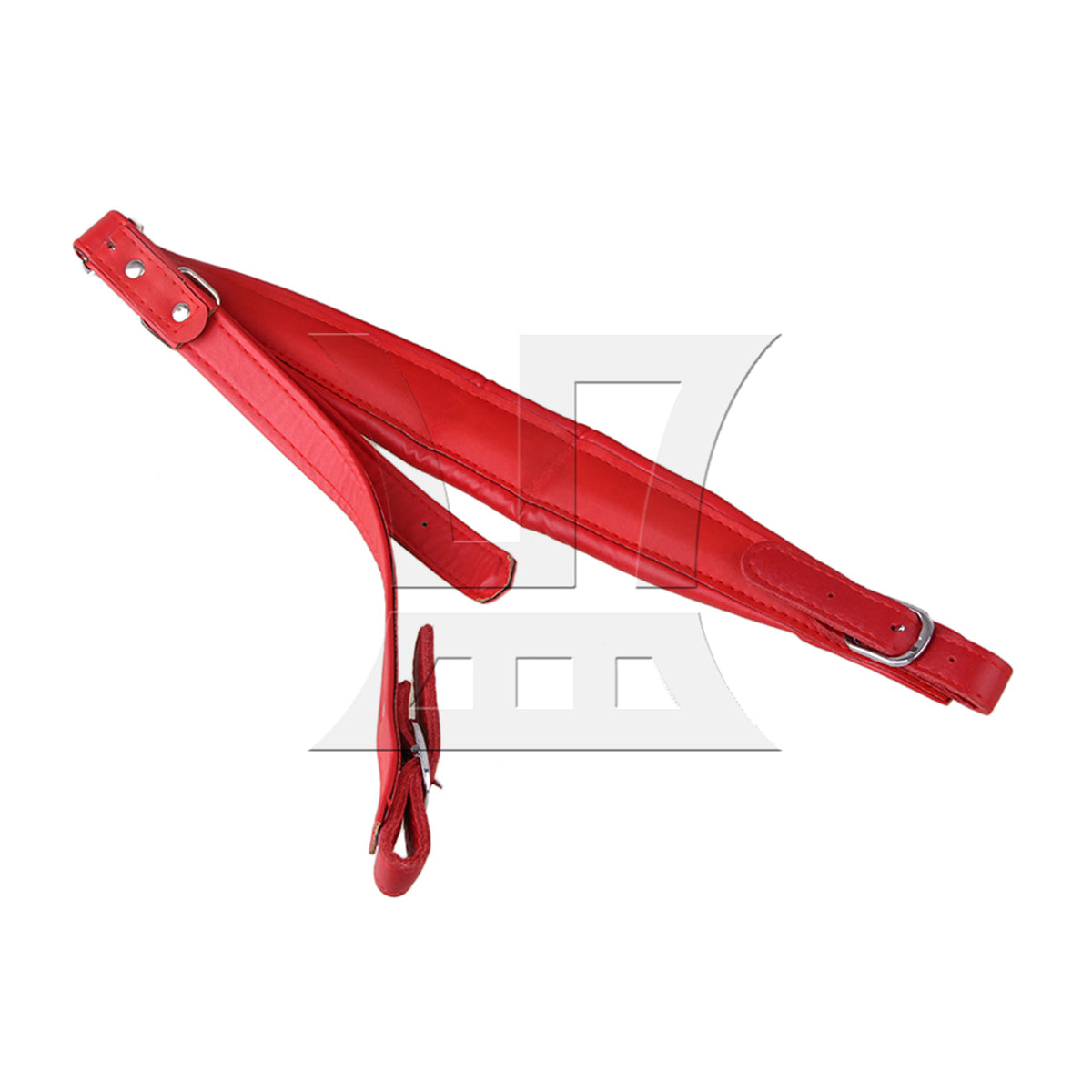 BQLZR 1pc Artificial Leather Accordion Strap Red for Accordion Strap Replacement