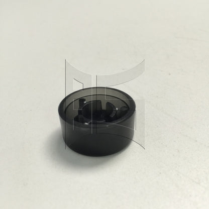 BQLZR 1pc Electric Guitar Effect Pedal Knob Cap Black Nail Cap