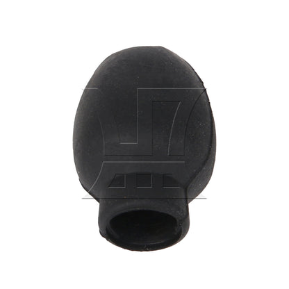 BQLZR 1pc Rubber Drumstick Tips Black For Drum Kit Repair Replacement Parts