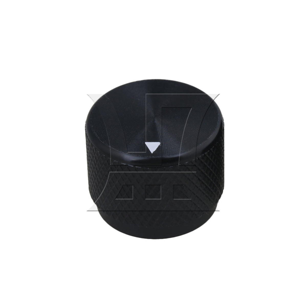 BQLZR 1pc Guitar Volume Tone Control Knob 20 x 15.5 x 6mm Black Electric Guitar Potentiometer Knob Cap