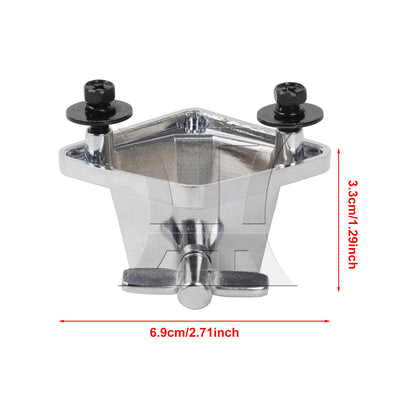 BQLZR 1pc Floor Tom Drum Leg Bracket Silver Drum Jazz Drum Seat Bracket Accessories