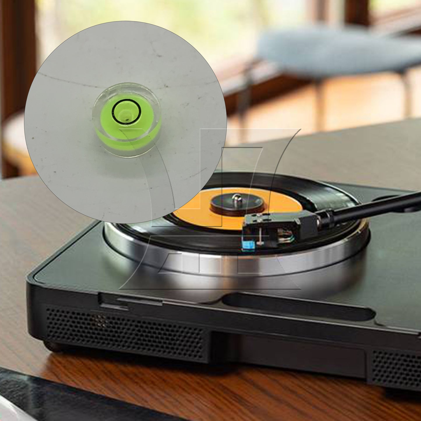 BQLZR 1pc Vinyl Record Player Bubble Spirit Level 12 x 6 Mm for Turntable Record Player Accessories