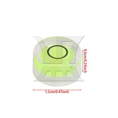 BQLZR 1pc Vinyl Record Player Bubble Spirit Level 12 x 6 Mm for Turntable Record Player Accessories