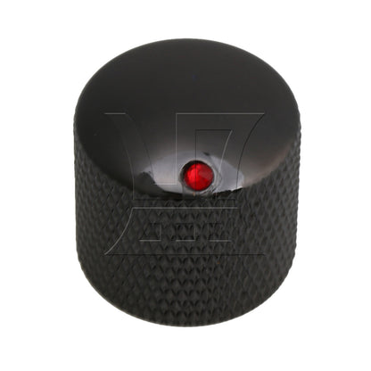BQLZR 1pc Guitar Tone Knob Black & Red For Guitar Repair Replacement
