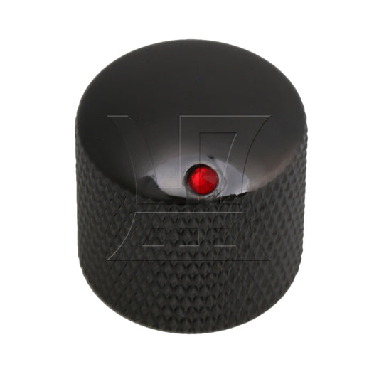 BQLZR 1pc Guitar Tone Knob Black & Red For Guitar Repair Replacement